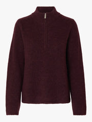 Selected SLFLulu knit half zip 16098140