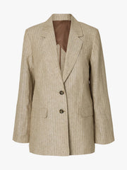 Selected Ida Relaxed linen blazer
