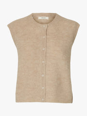 Selected SLFLulu Button o neck vest