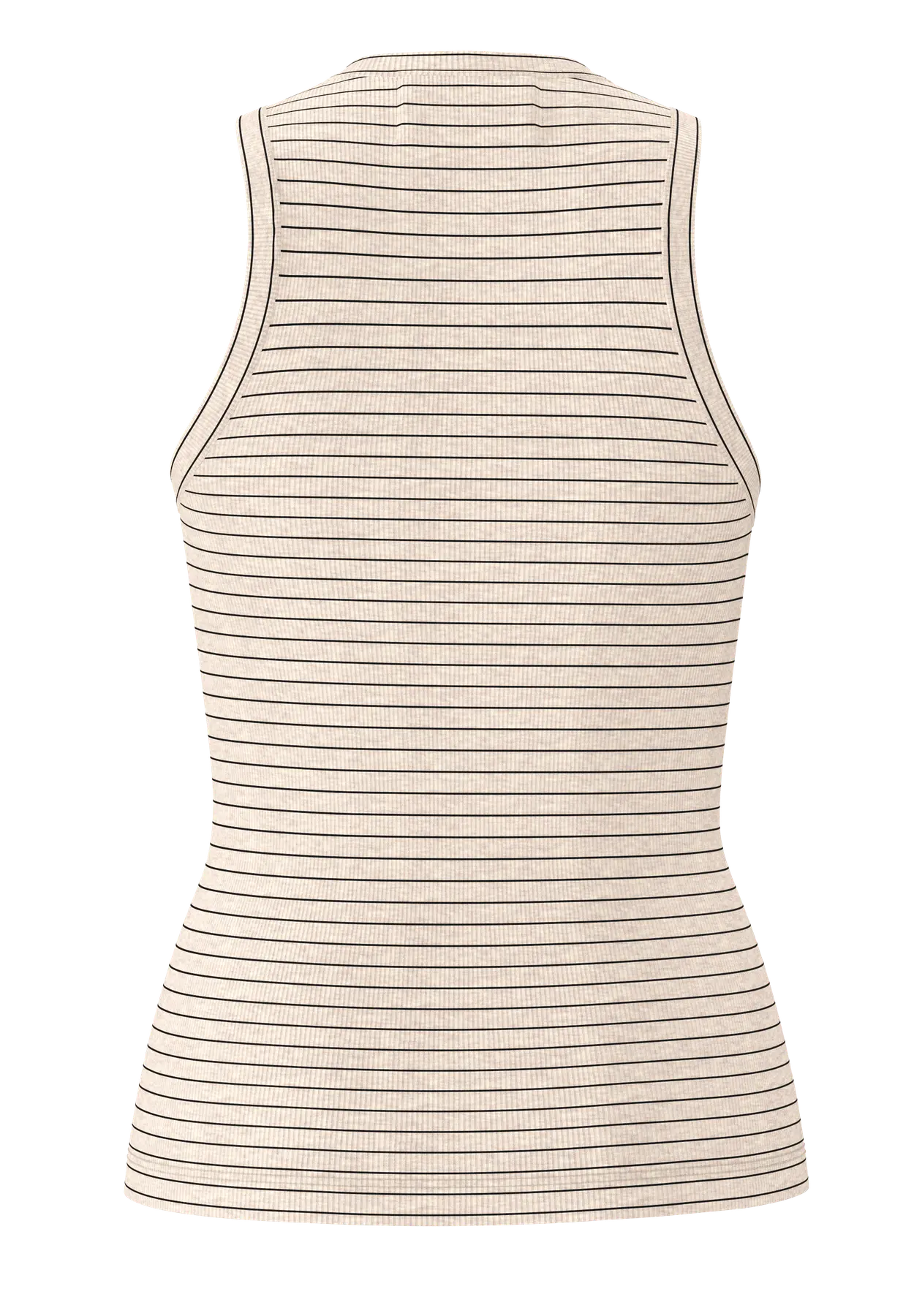 Selected Anna O neck striped tank top