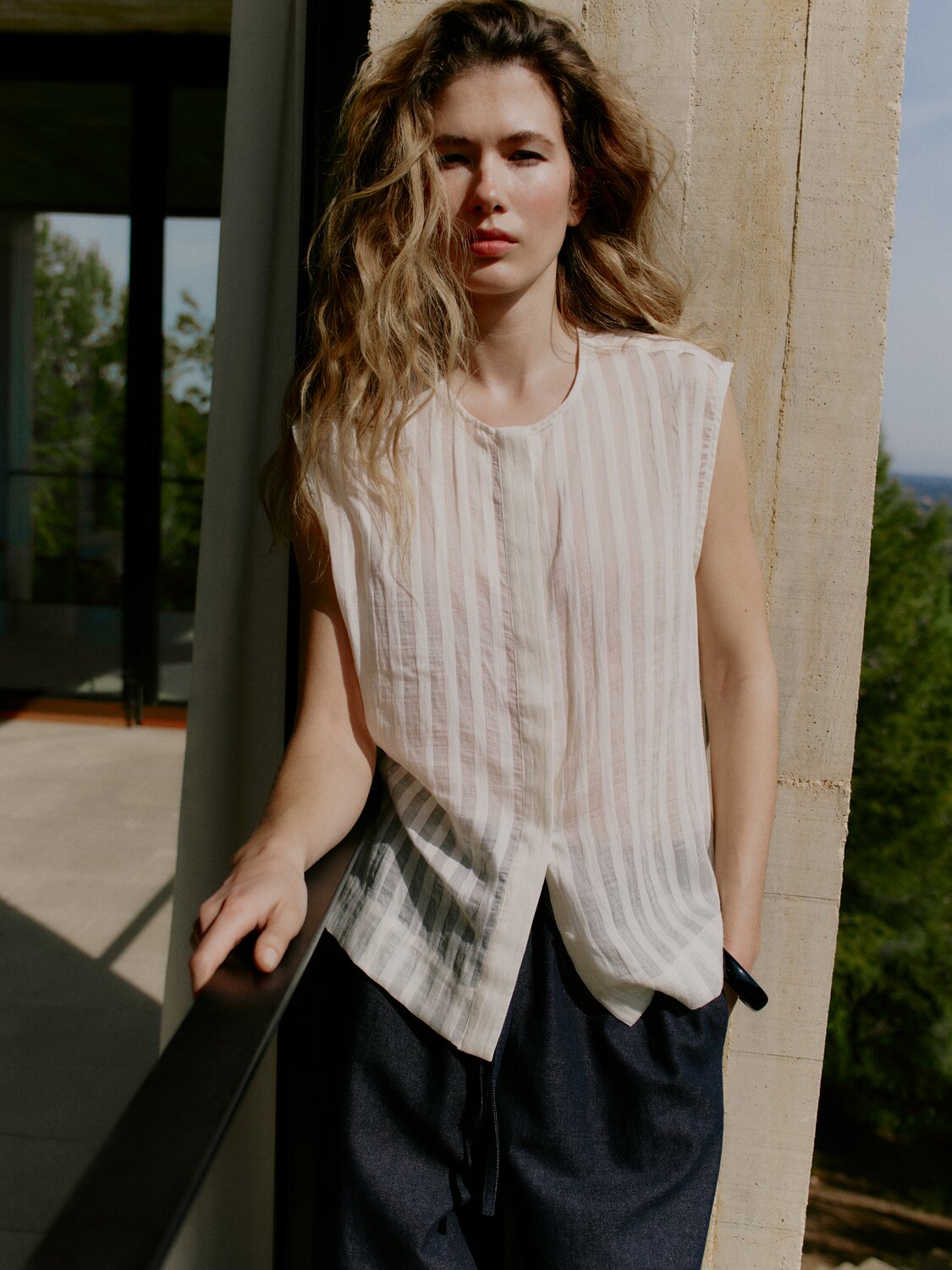 Selected Toran regular SL striped shirt