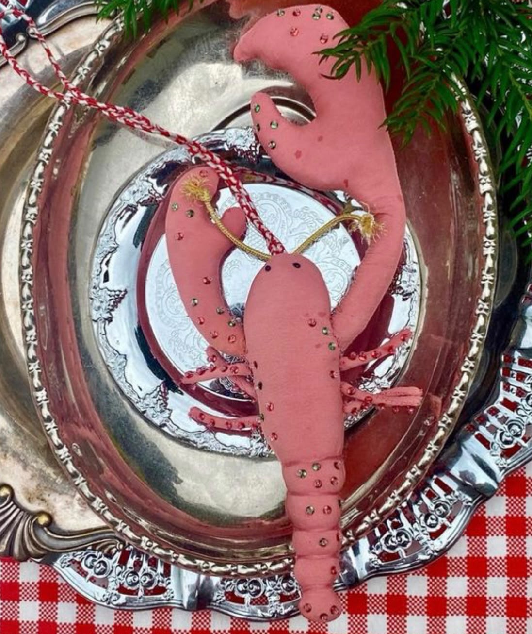 Sissel Edelbo kreeft kerstornament