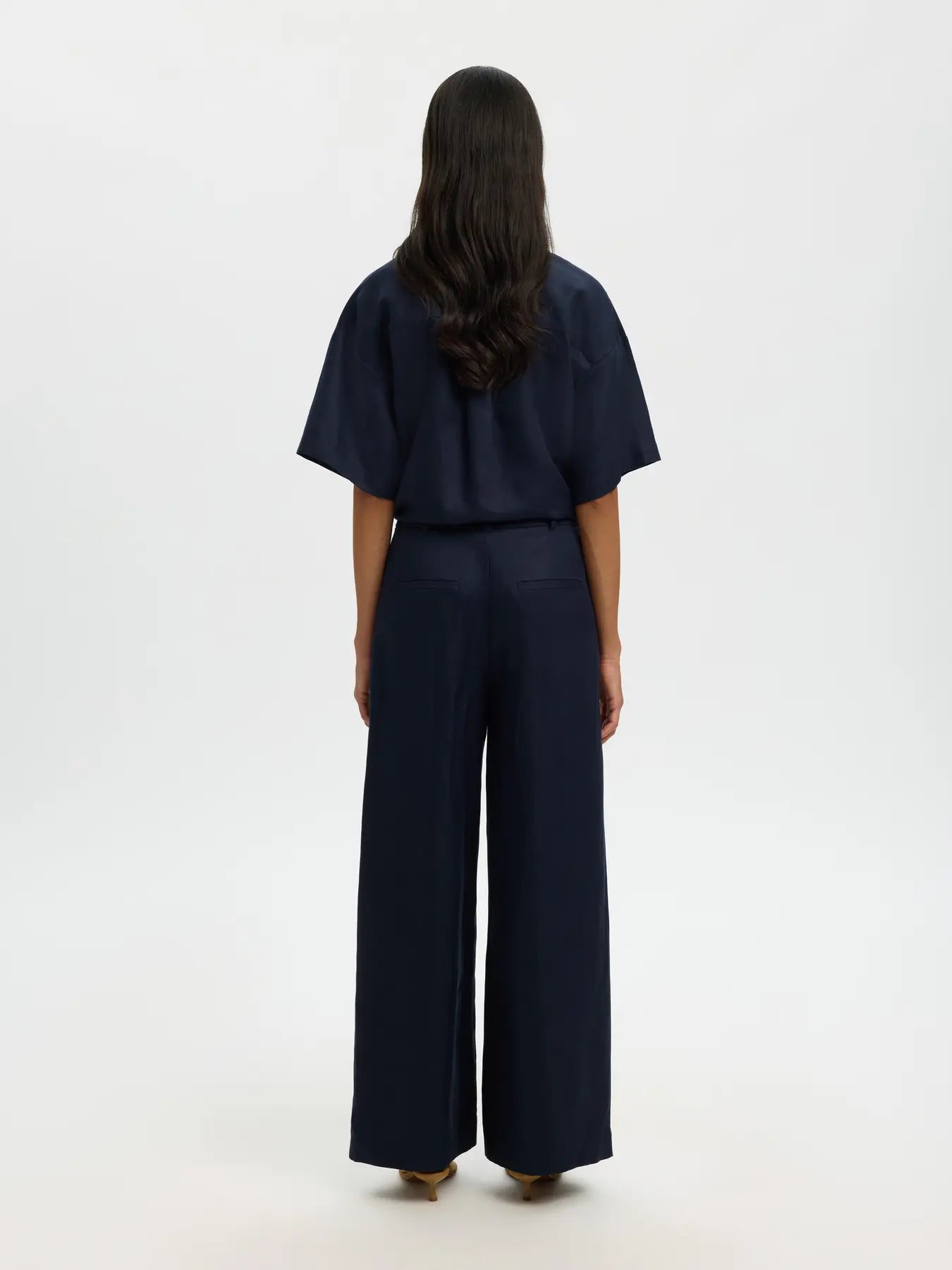 Selected | SLFLyra linen blend pant