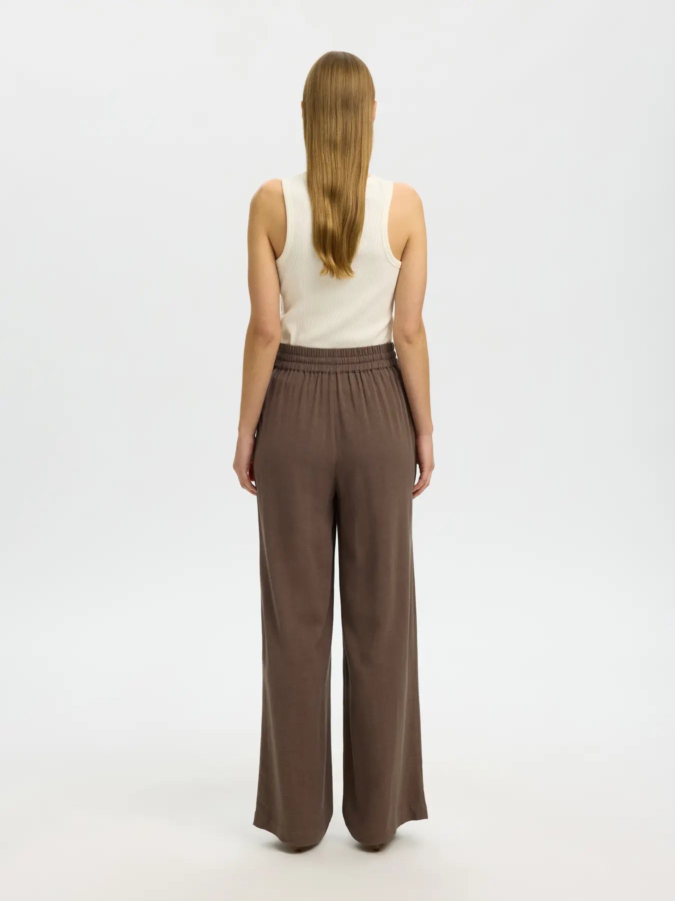 Selected Femme Viva Giulia linnen broek dames