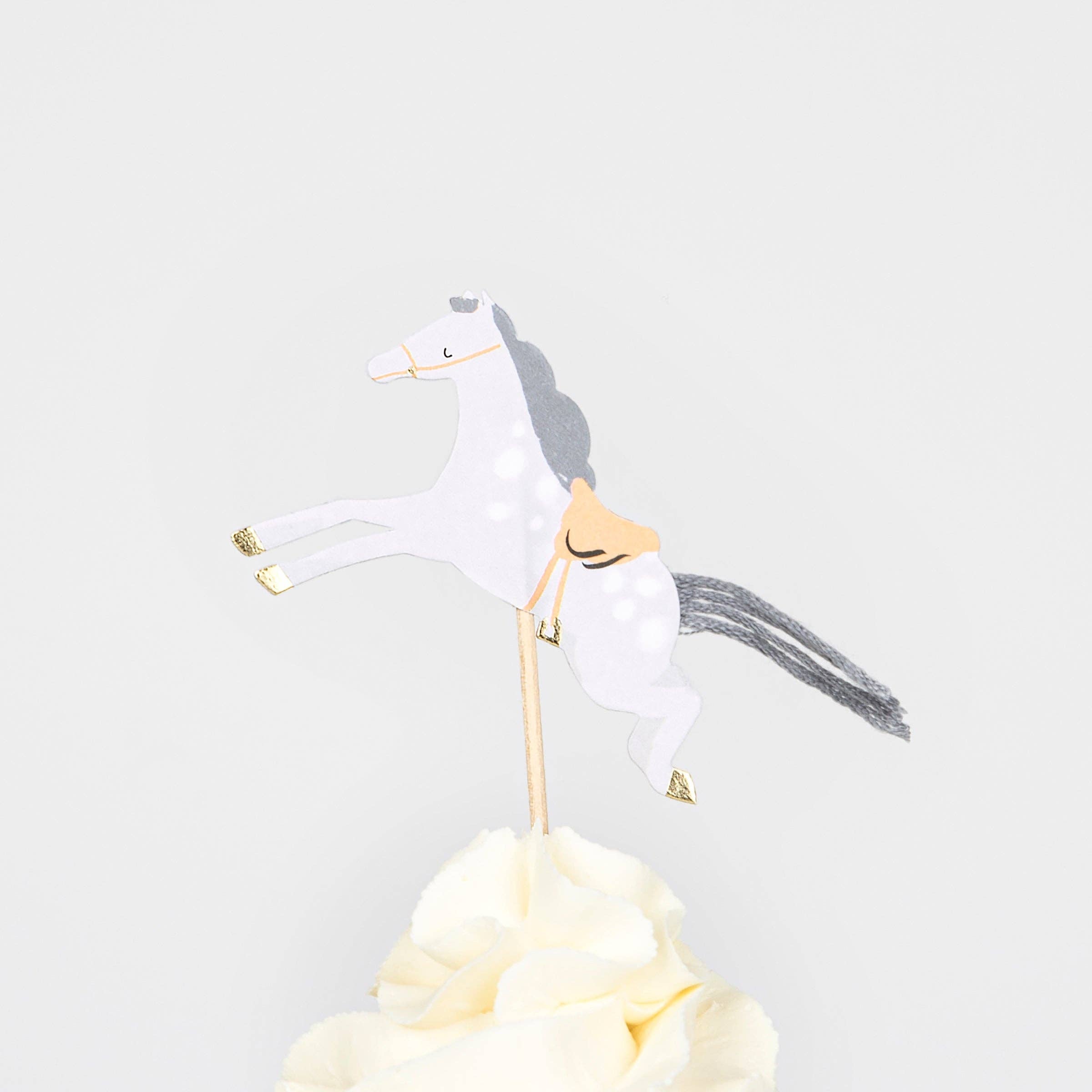 Meri Meri paard cupcake set