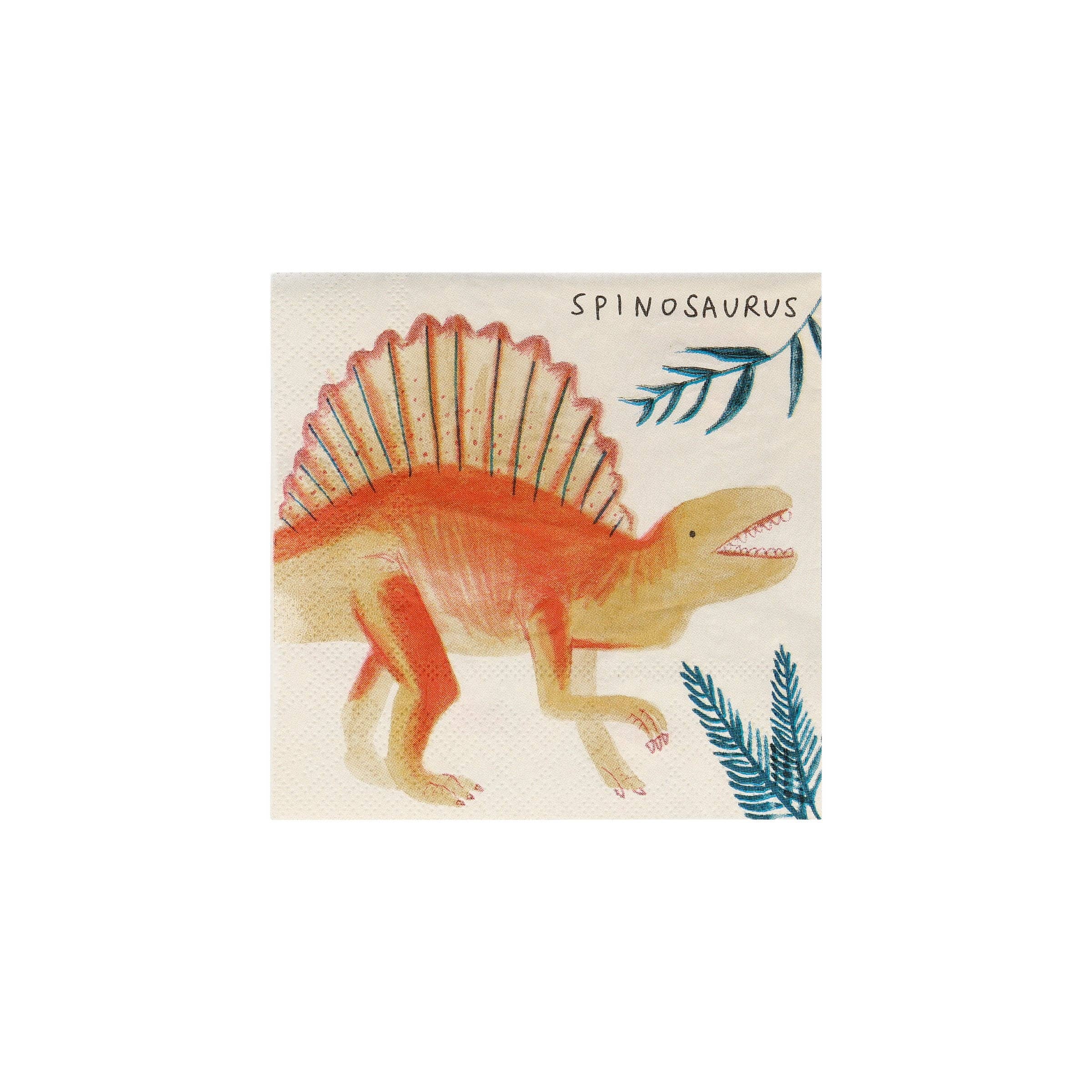 Meri Meri Dinosauriërrijk Kleine Servetten