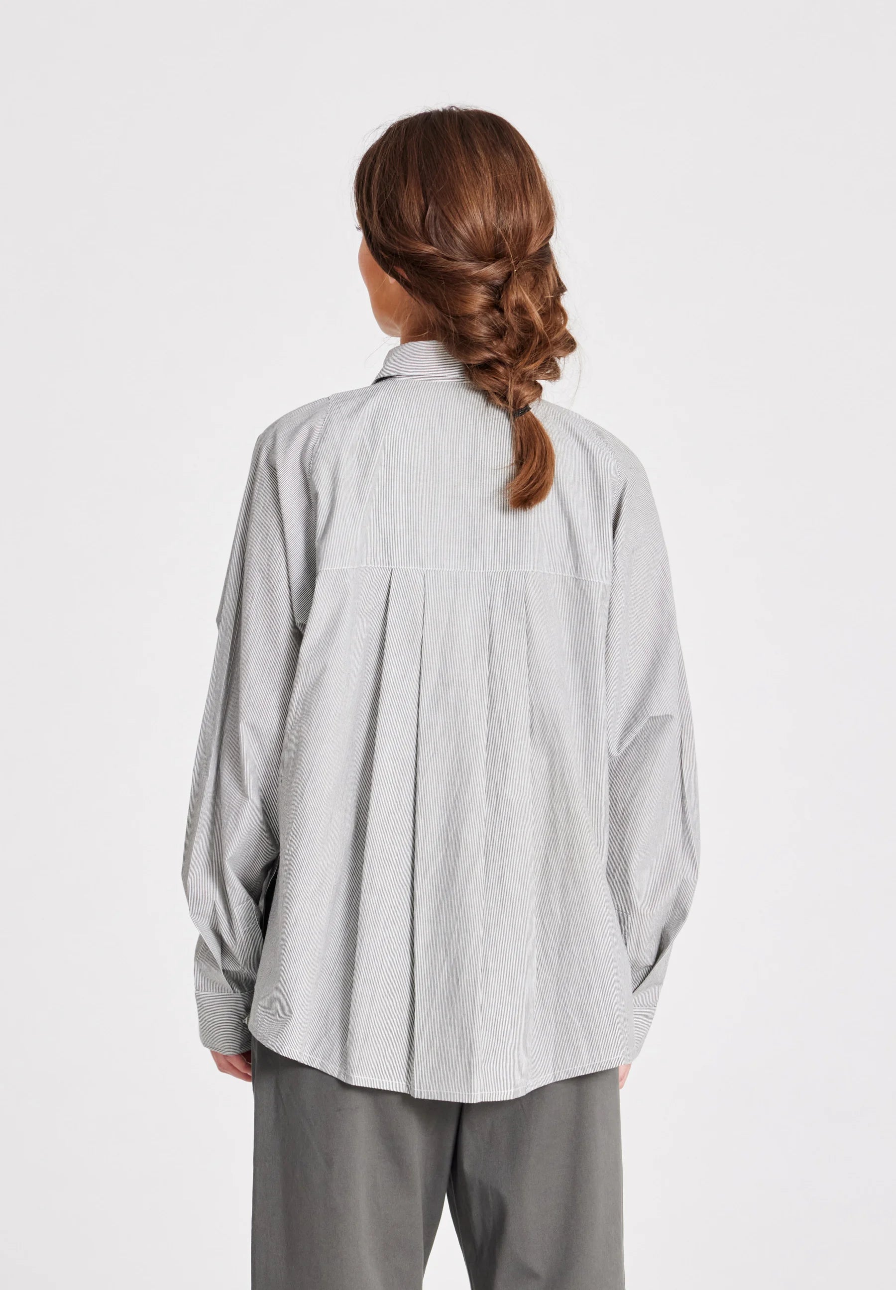 Gai + Lisva Bella raglan L/S striped poplin shirt GL19208