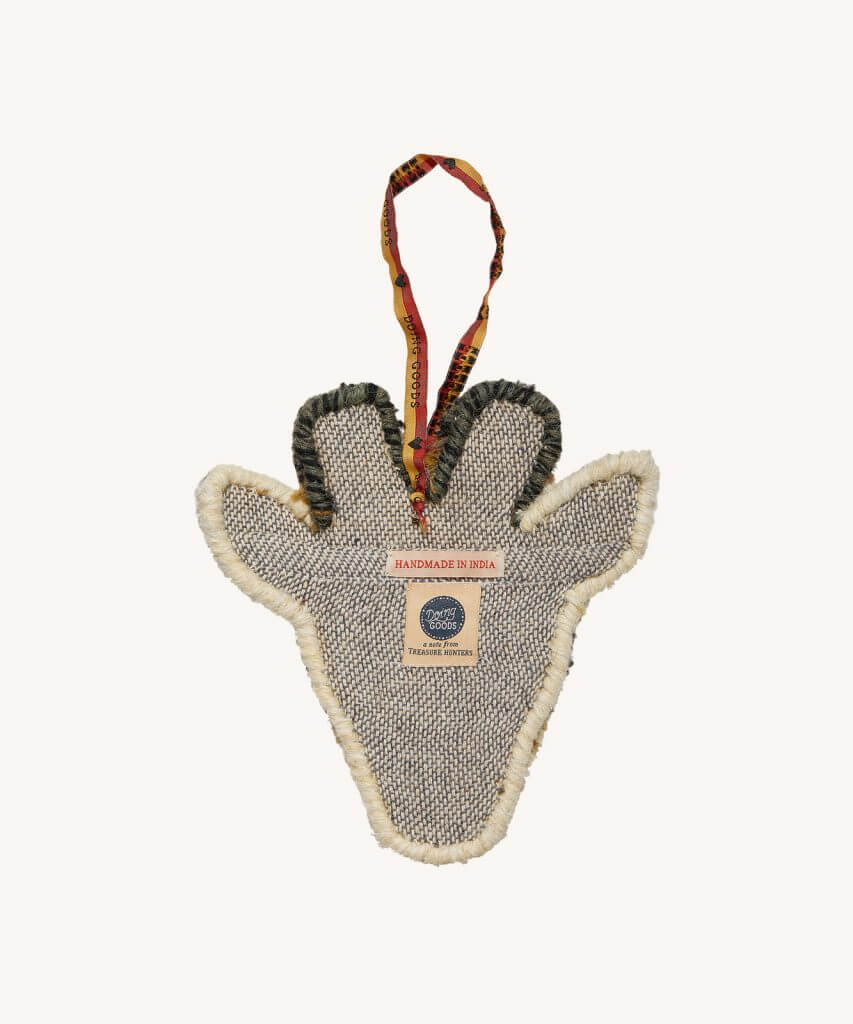 Doing Goods Gimpy Giraffe gift hanger van wol